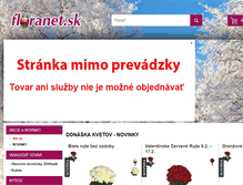 Tablet Screenshot of floranet.sk