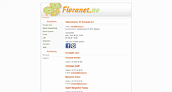 Desktop Screenshot of floranet.no