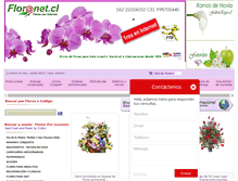 Tablet Screenshot of floranet.cl